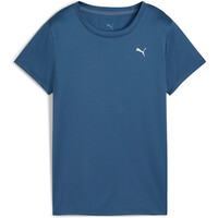 Puma camiseta entrenamiento manga corta mujer GRAPHICS RUN FOREVER vista frontal