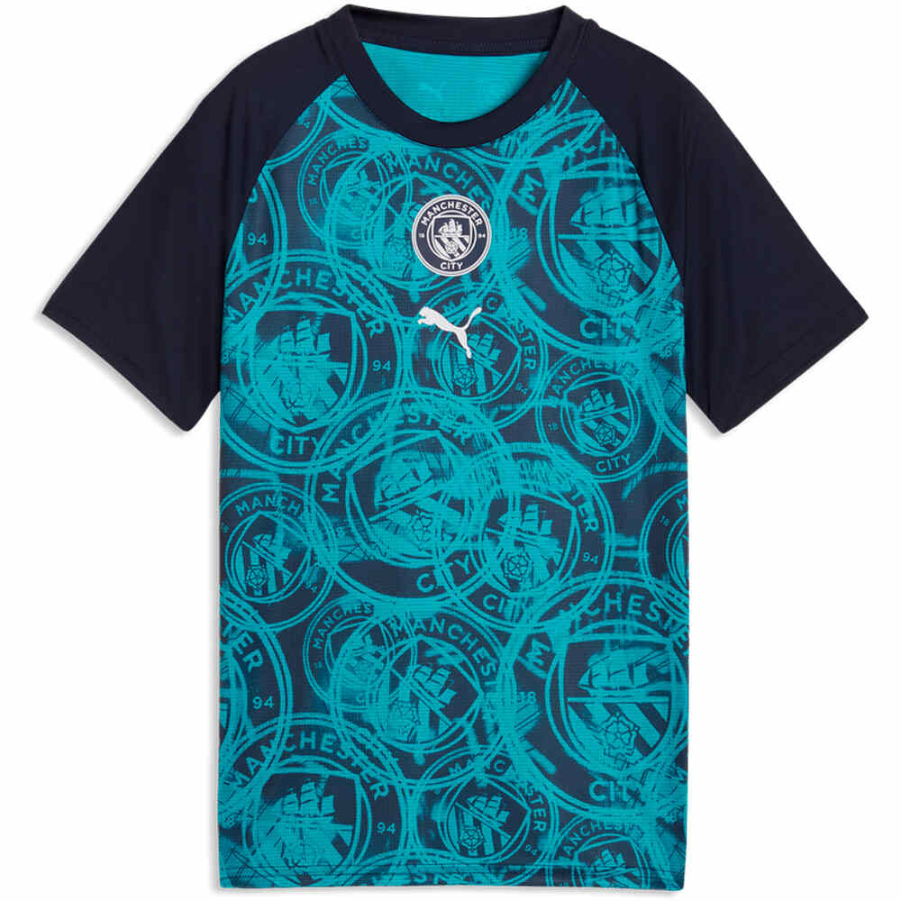 Puma camiseta entrenamiento niño MCFC Warm Up Jersey 03