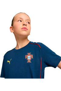 Puma camiseta entrenamiento niño PORTUGAL 25 Casuals Tee Jr vista detalle