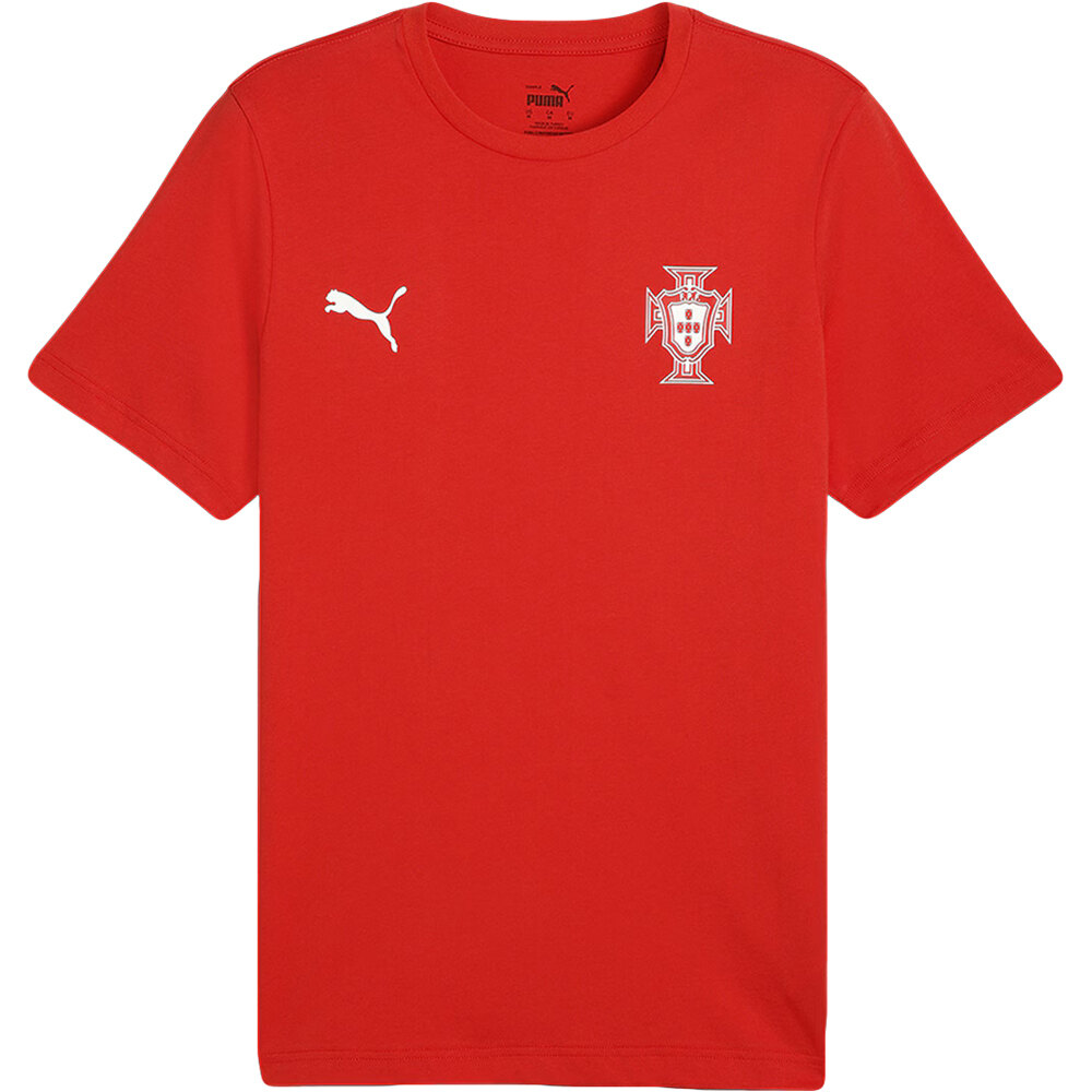 Puma camiseta entrenamiento niño PORTUGAL 25  ftblESS Tee Jr vista frontal