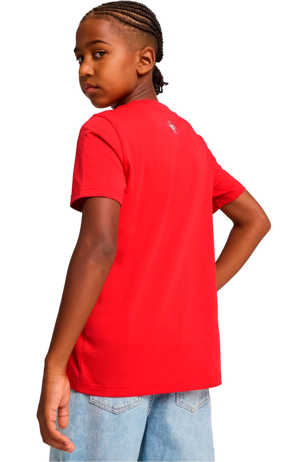 Puma camiseta entrenamiento niño PORTUGAL 25 ftblNRGY Tee Jr vista trasera
