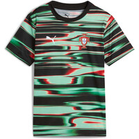 Puma camiseta entrenamiento niño PORTUGAL 25 Prematch SS Jersey Jr vista frontal