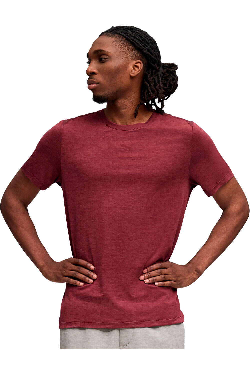 Puma camiseta fitness hombre M CLOUDSPUN TEE vista frontal