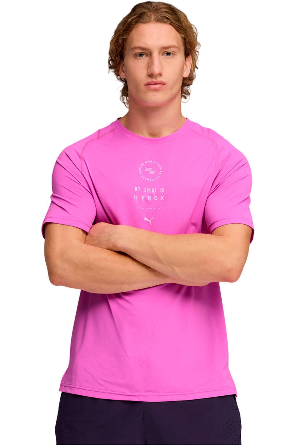 Puma camiseta fitness hombre M PUMA X HYROX DRYEL vista frontal