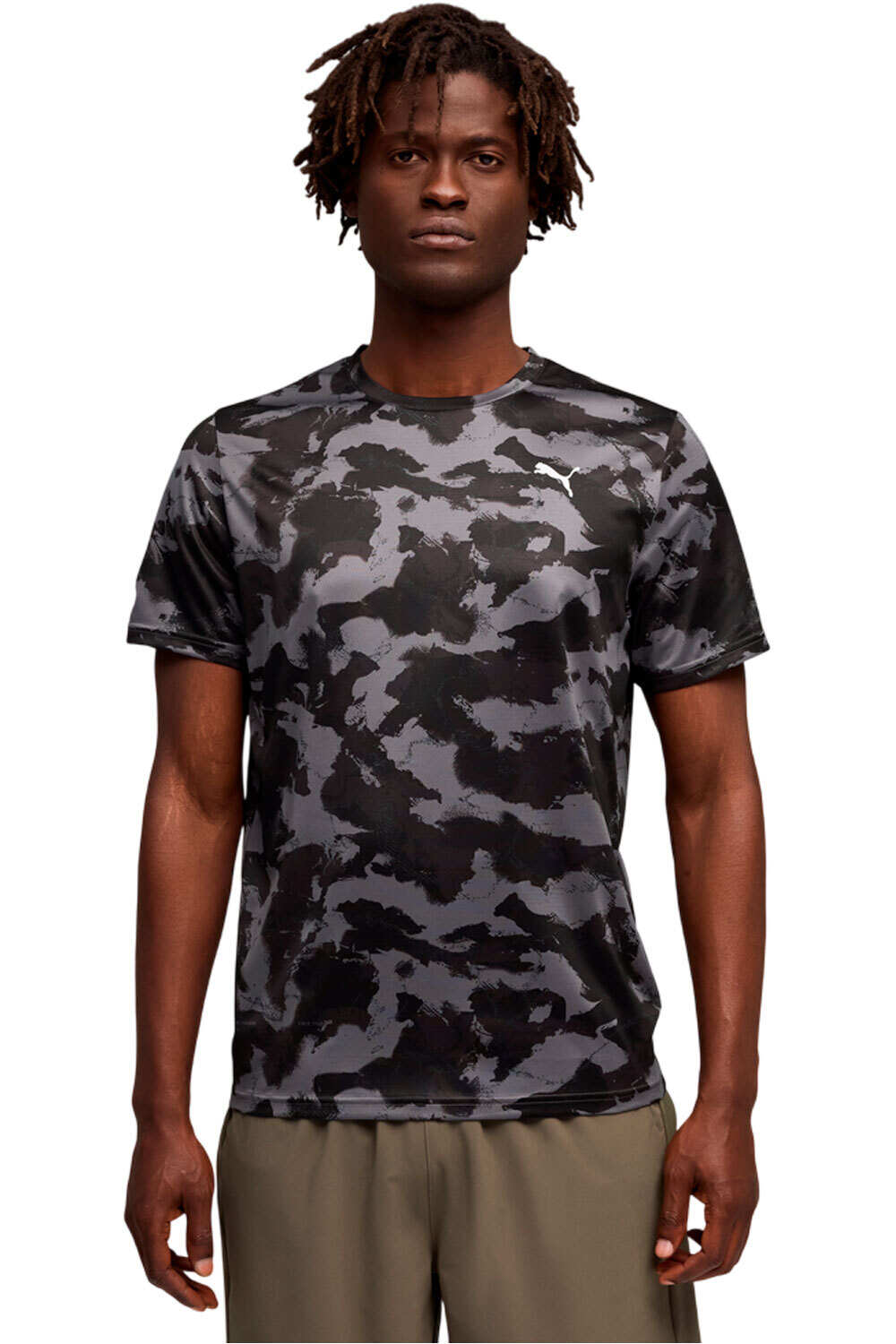 Puma camiseta fitness hombre M TAD ESSENTIALS AOP vista frontal