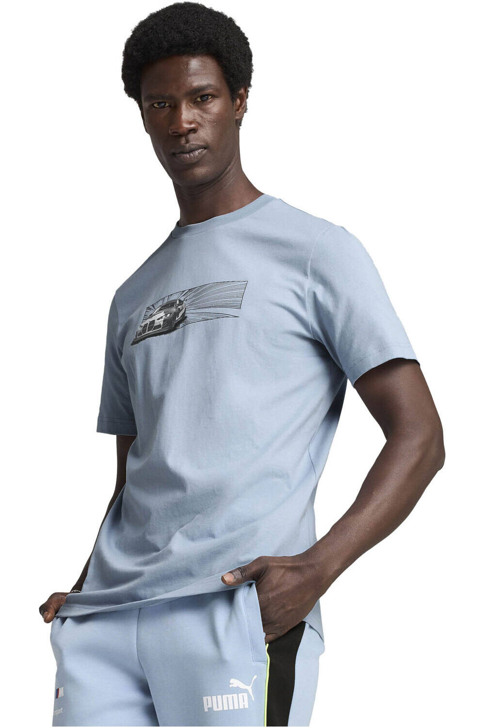 Puma camiseta manga corta hombre BMW MMS CAR GRAPHIC TEE vista frontal