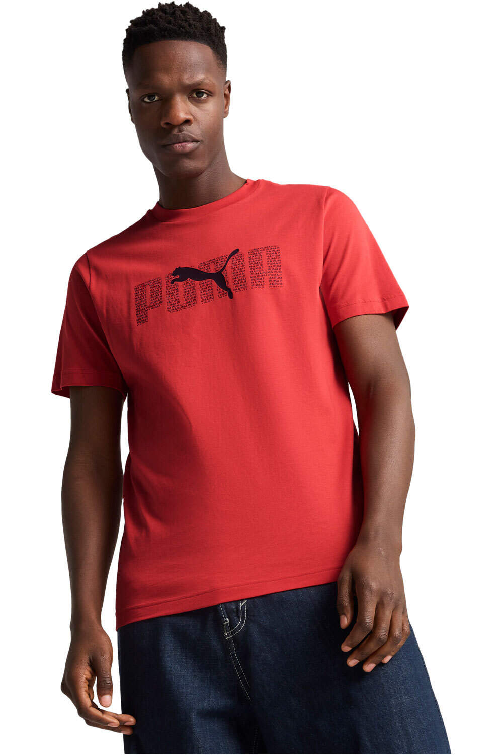 Puma camiseta manga corta hombre ESS LOGO LAB Tee vista frontal