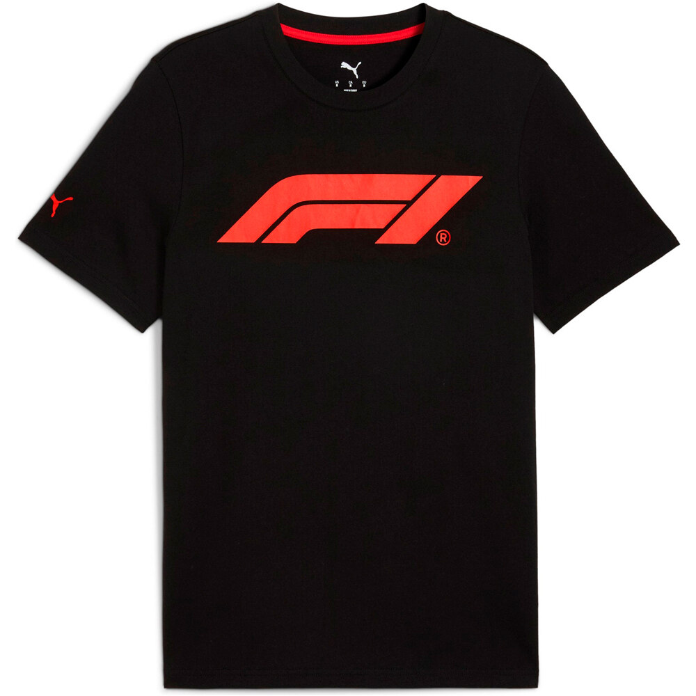 Puma camiseta manga corta hombre F1 ESS Logo Tee 180g vista detalle