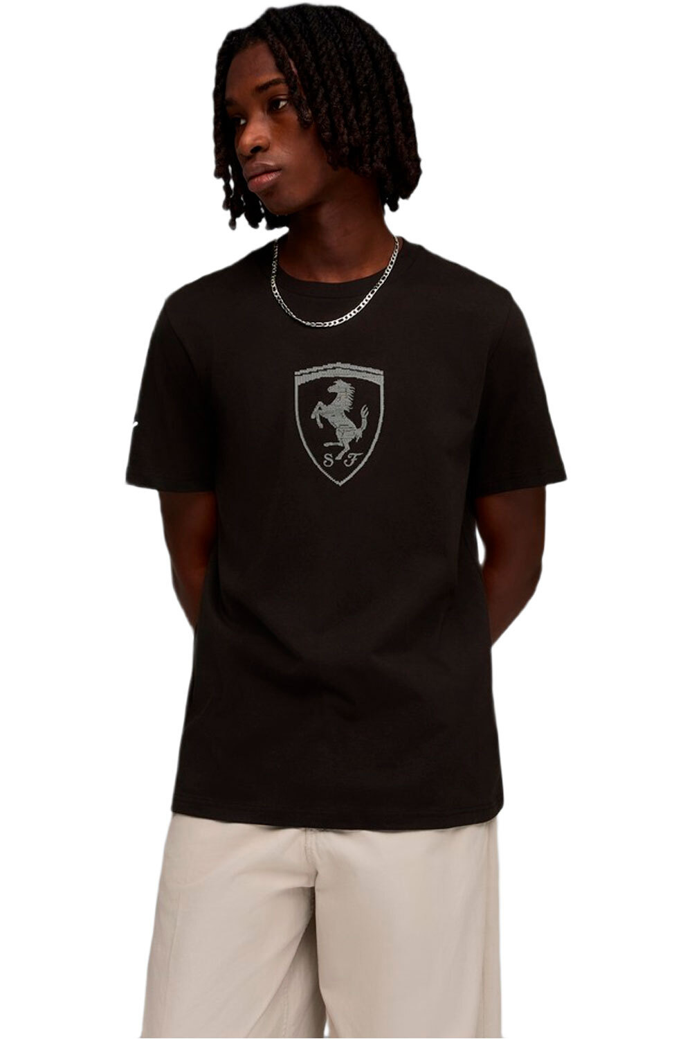 Puma camiseta manga corta hombre Ferrari Tonal Shield vista frontal