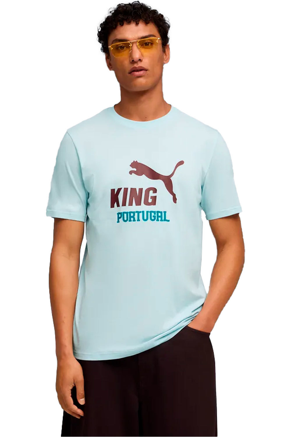 Puma camiseta manga corta hombre FPF KING Logo Tee vista frontal