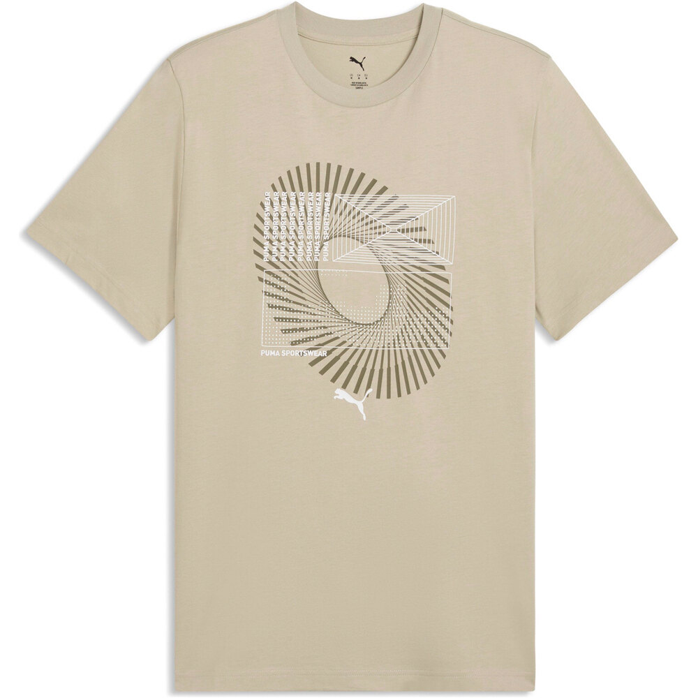 Puma camiseta manga corta hombre GRAPHIC Circular Tee vista frontal
