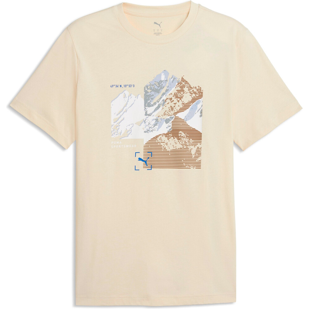 Puma camiseta manga corta hombre GRAPHIC Mountain Tee vista frontal