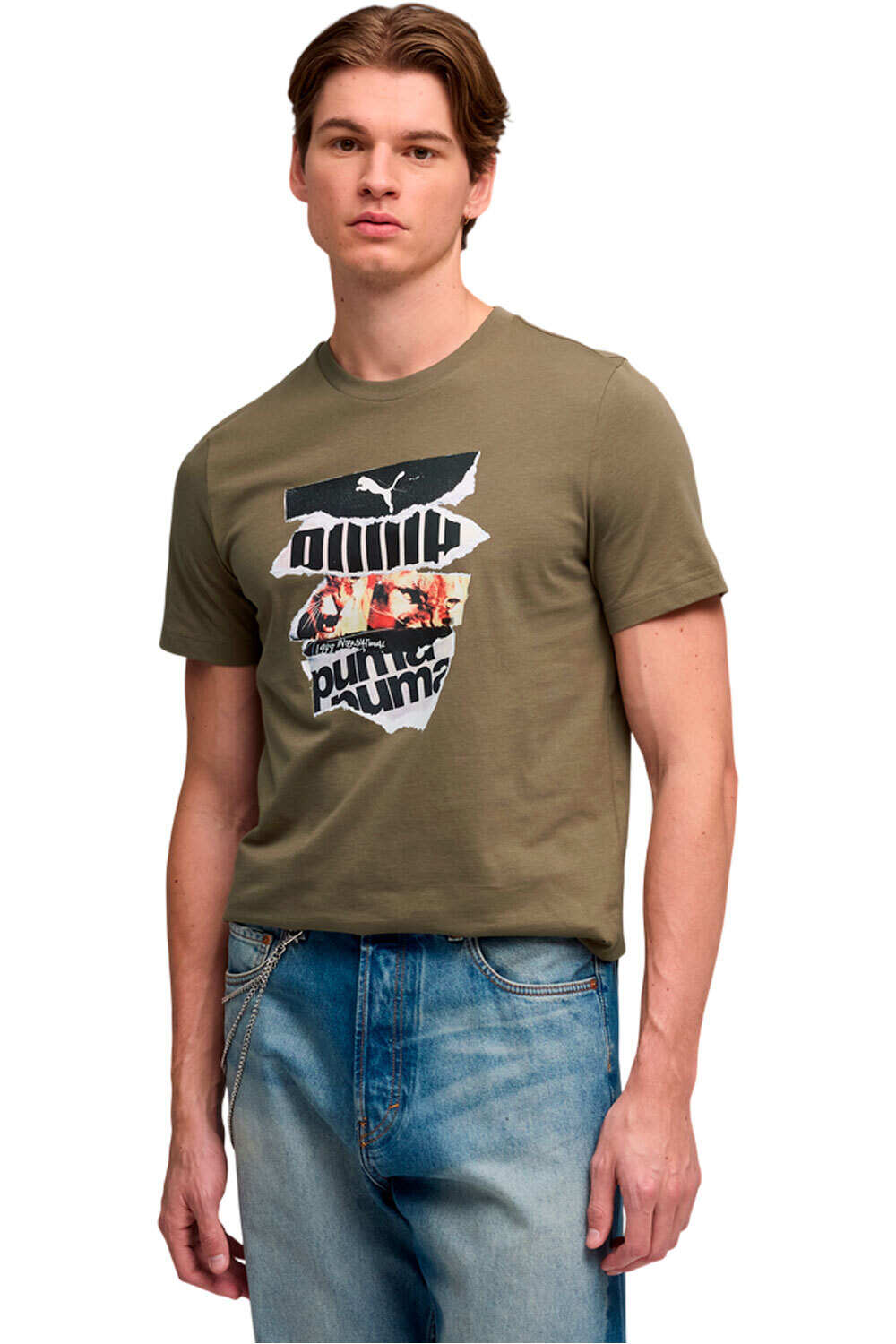 Puma camiseta manga corta hombre GRAPHIC Photoprint P vista frontal