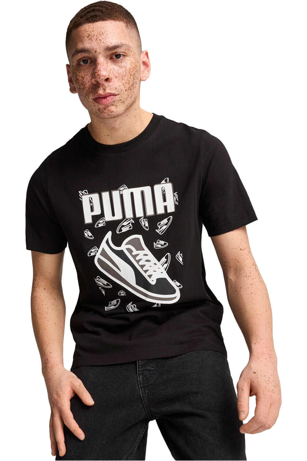 Puma camiseta manga corta hombre GRAPHICS Sneaker Tee vista frontal