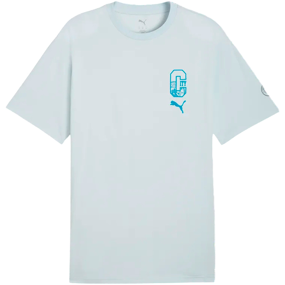 Puma camiseta manga corta hombre MCFC FtblCULTURE Rel vista detalle