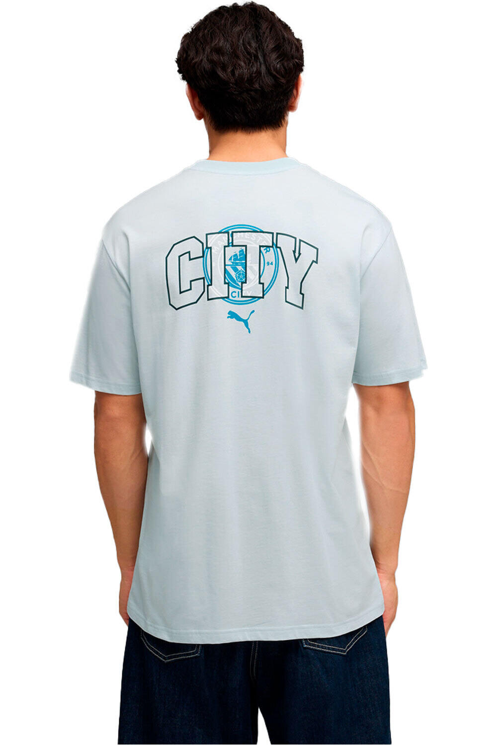 Puma camiseta manga corta hombre MCFC FtblCULTURE Rel vista trasera