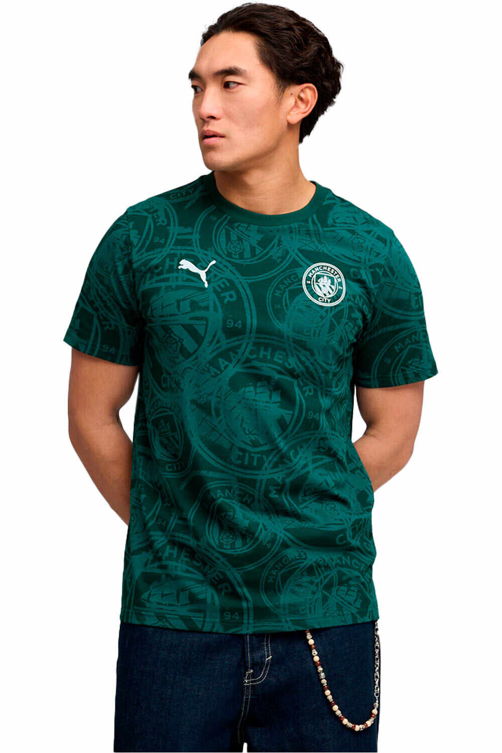 Puma camiseta manga corta hombre MCFC FtblCulture Tee vista frontal