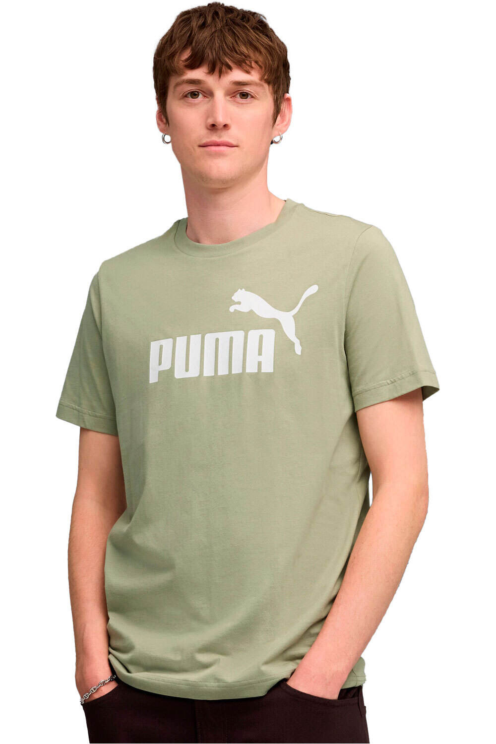 Puma camiseta manga corta hombre _M_ESS No. 1 Logo Tee vista frontal
