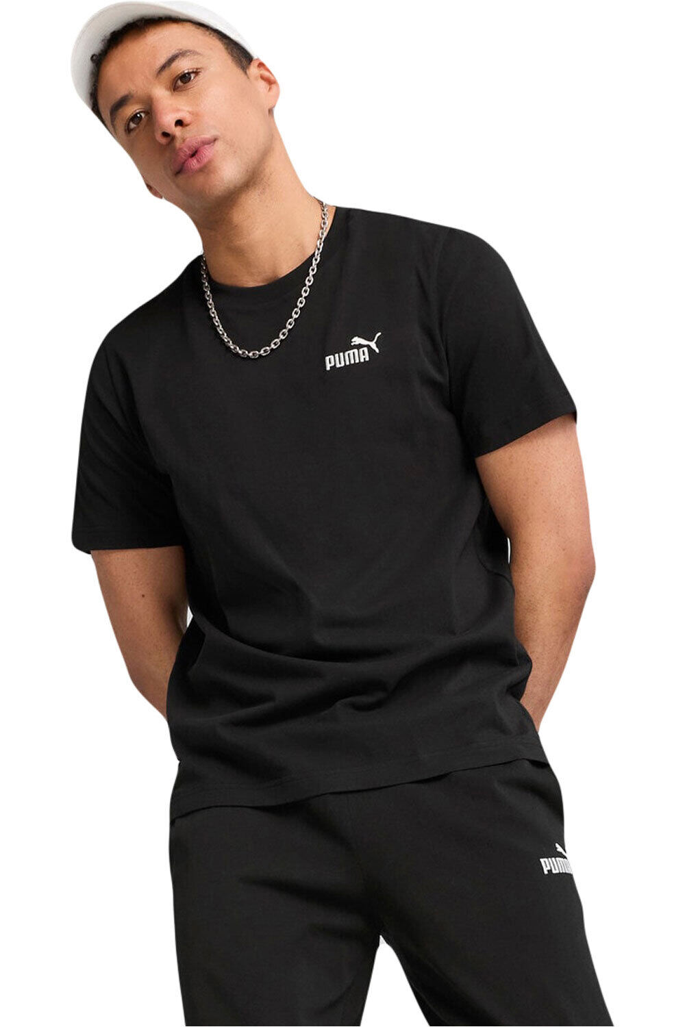 Puma camiseta manga corta hombre _M_ESS Small No. 1 Logo vista frontal