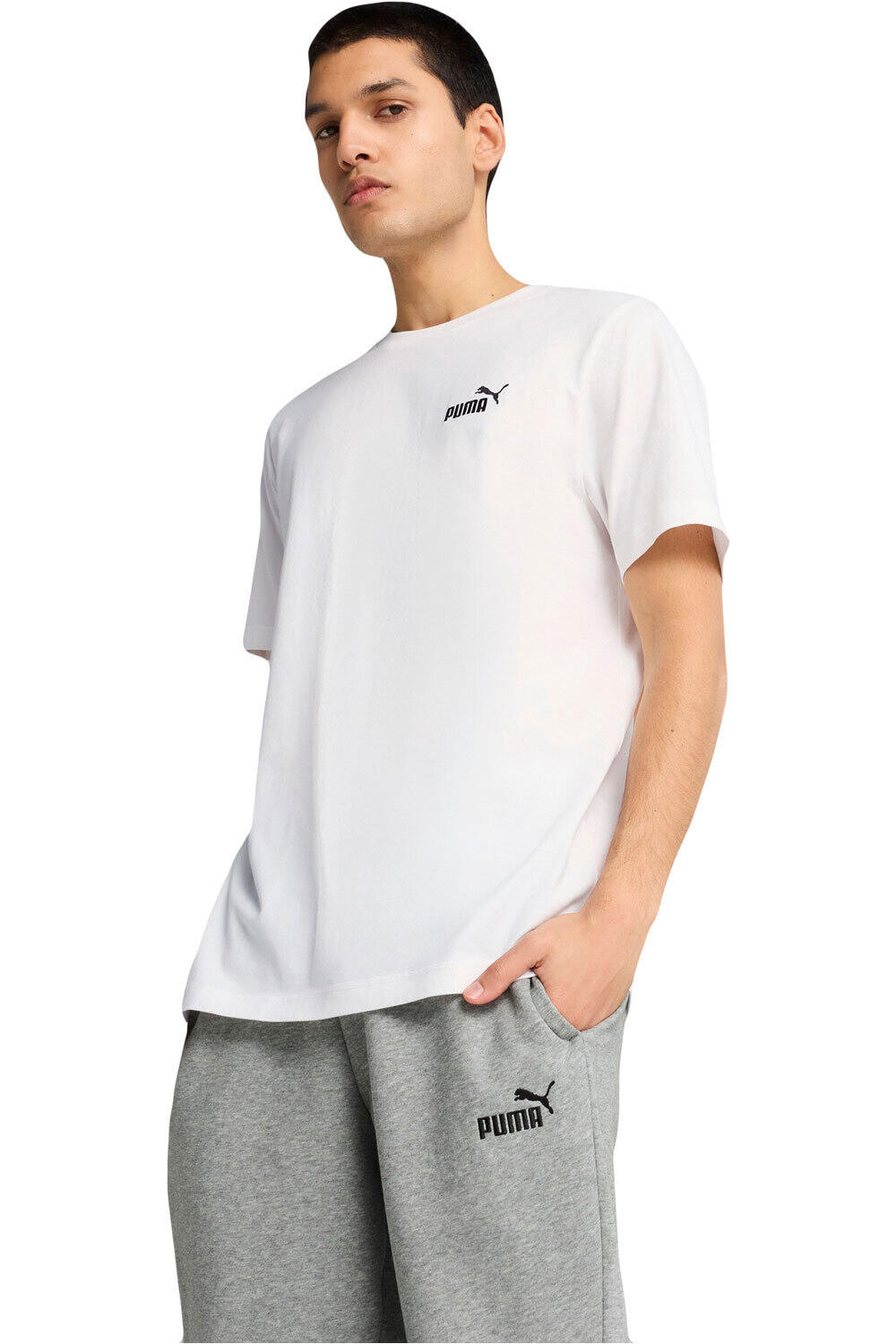 Puma camiseta manga corta hombre _M_ESS Small No. 1 Logo vista frontal