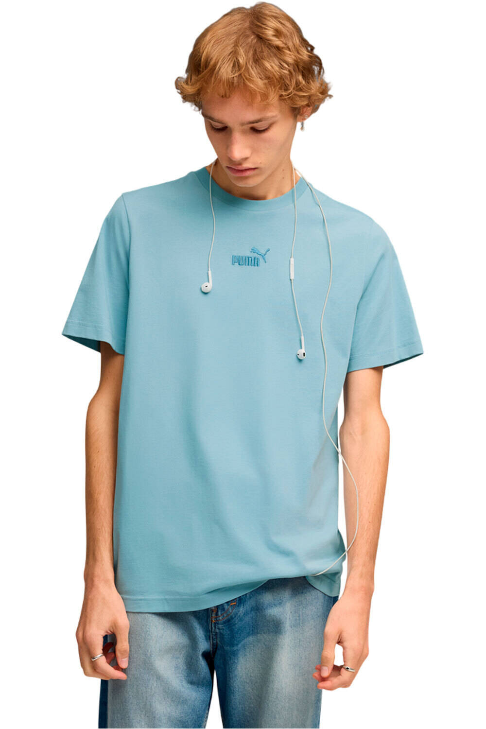 Puma camiseta manga corta hombre _M_ESS Small No. 1 Logo vista frontal