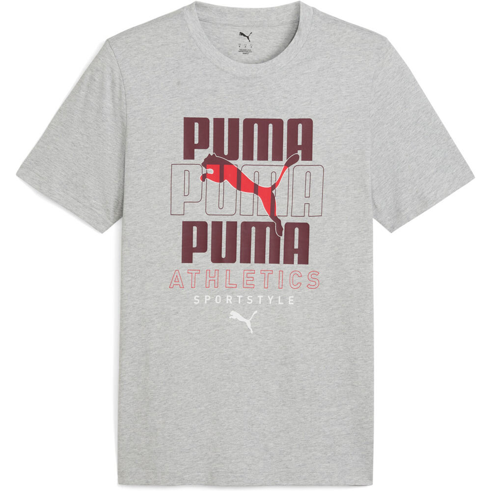 Puma camiseta manga corta hombre _M_GRAPHIC Stacked Grap vista frontal