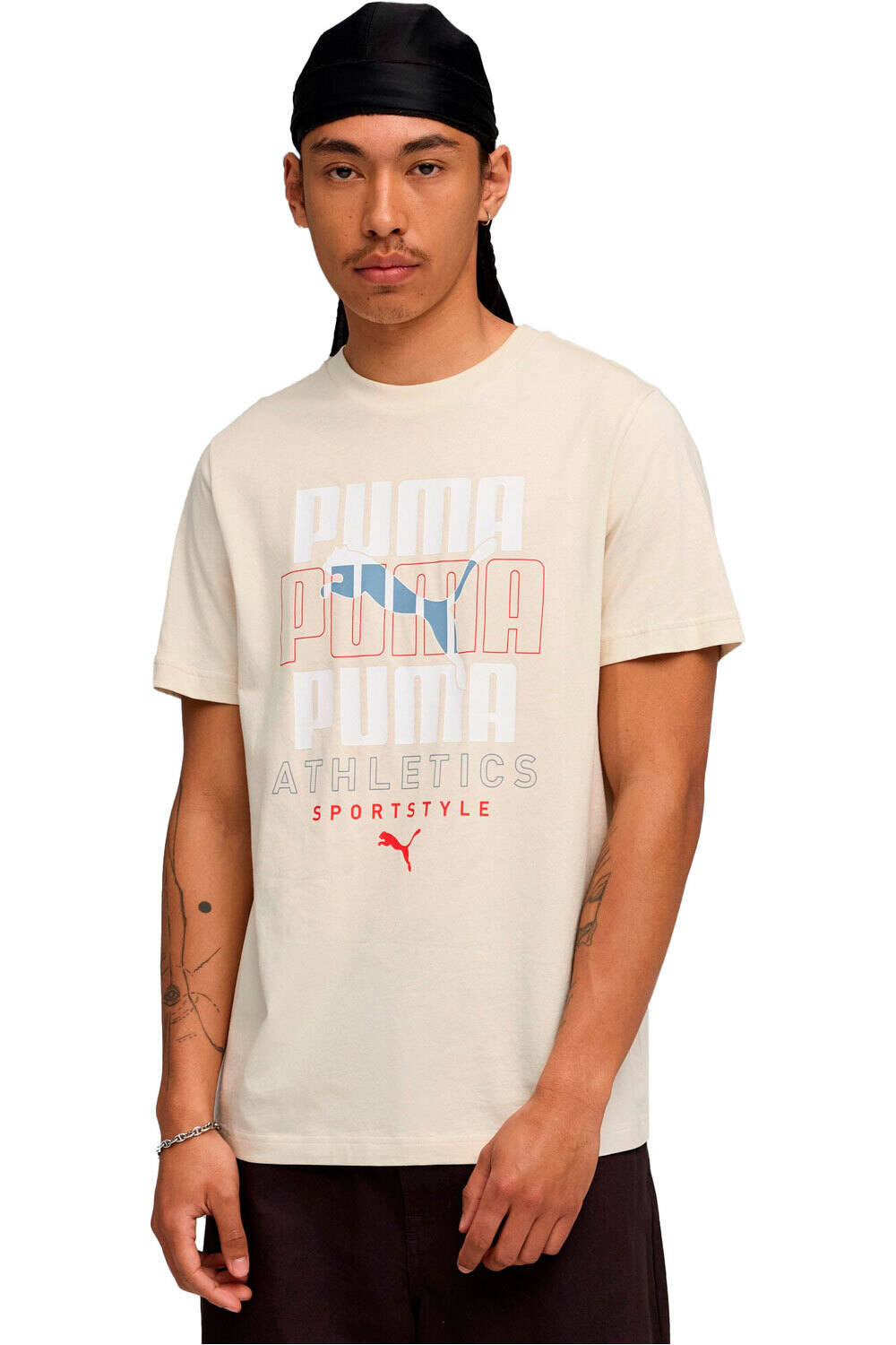 Puma camiseta manga corta hombre _M_GRAPHIC Stacked Grap vista frontal
