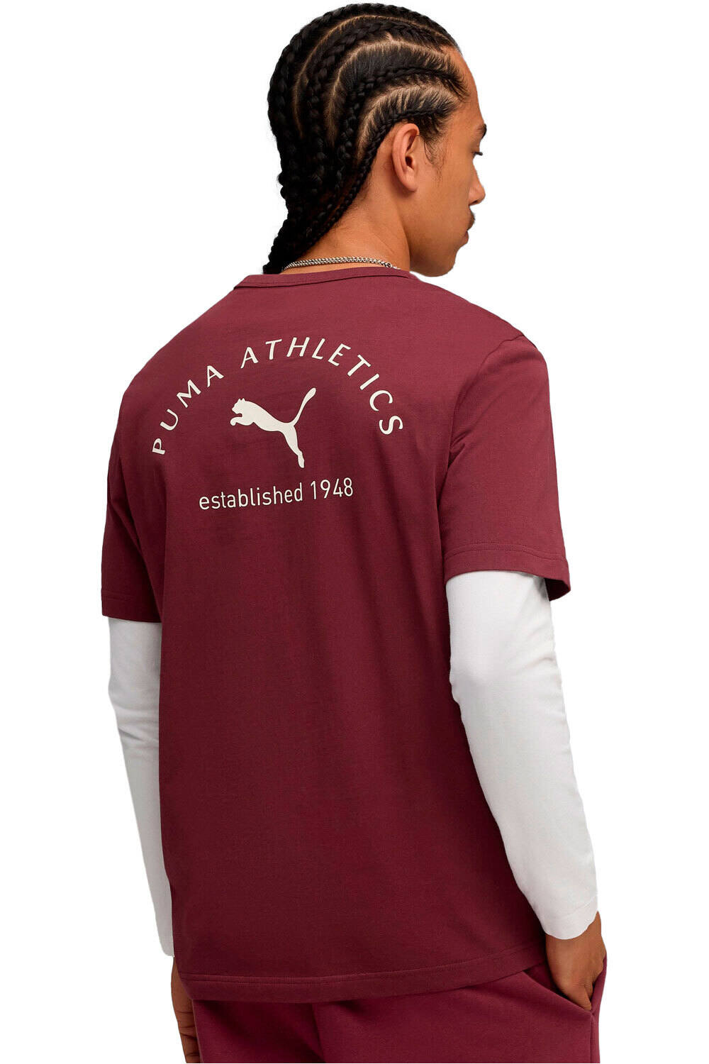 Puma camiseta manga corta hombre PUMA CLASS Graphic T vista trasera