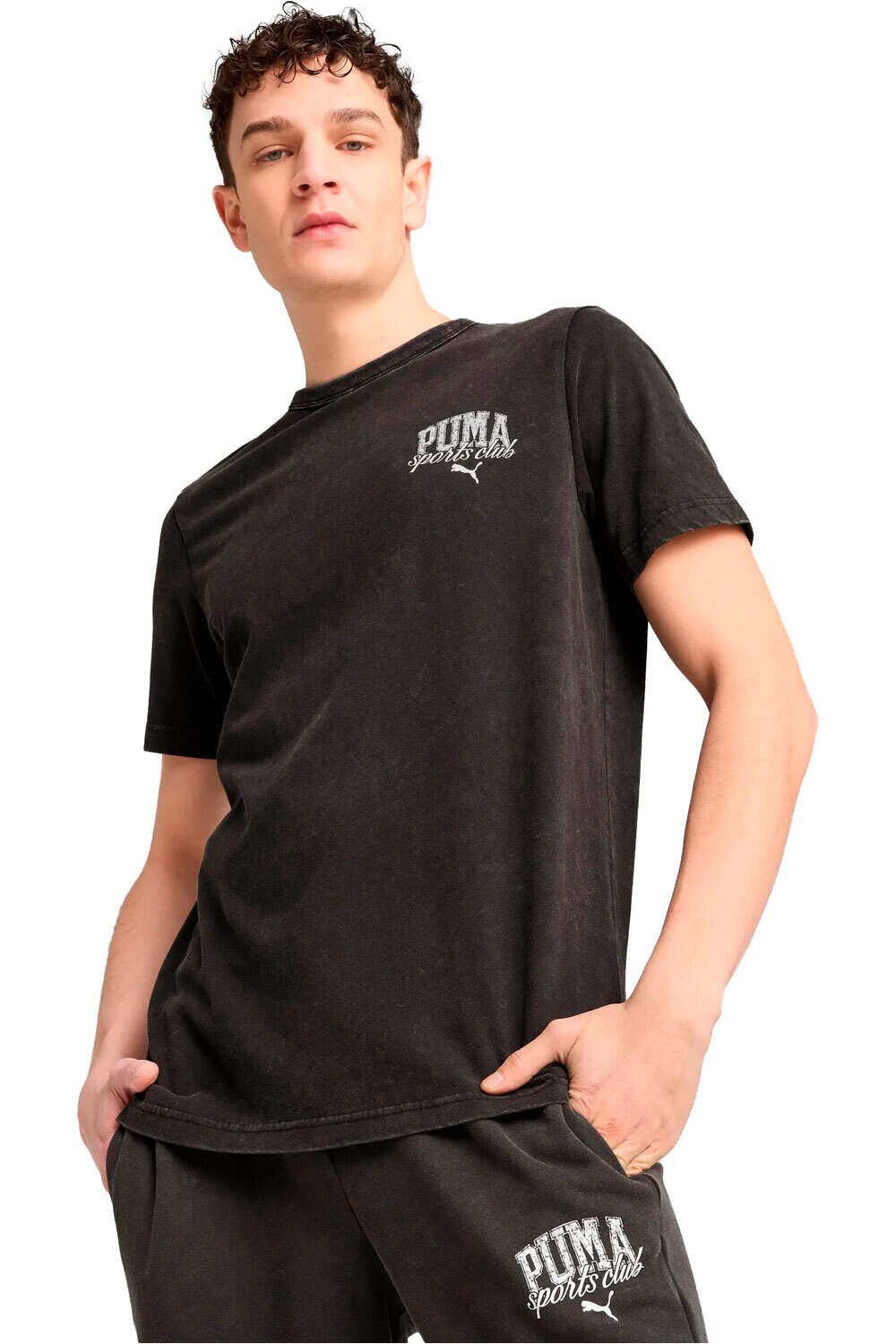 Puma camiseta manga corta hombre PUMA CLASS Washed Tee vista frontal