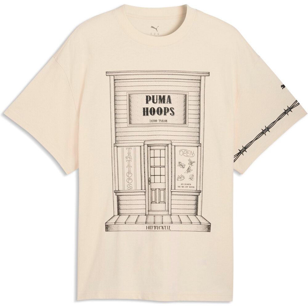 Puma camiseta manga corta hombre Swish N' Ink Tee II vista frontal