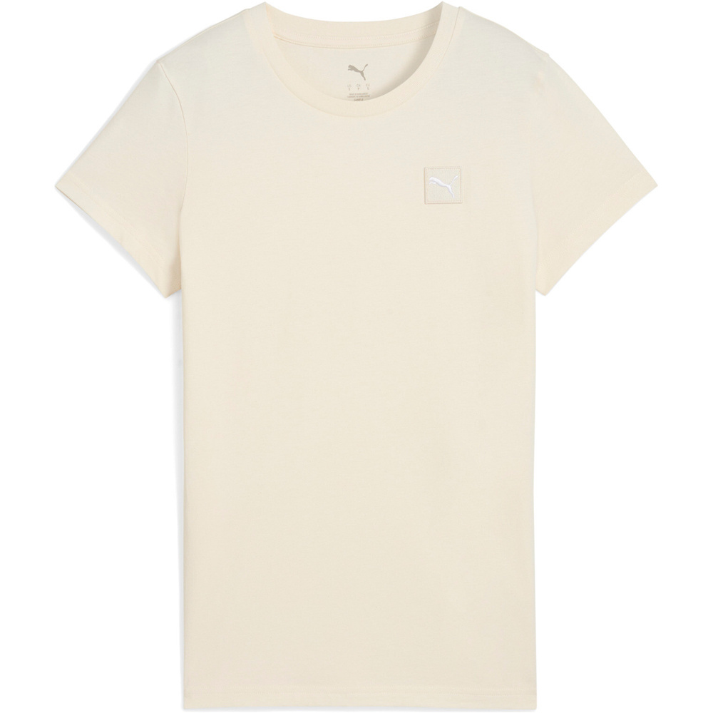 Puma camiseta manga corta mujer ESS ELEVATED Tee vista frontal