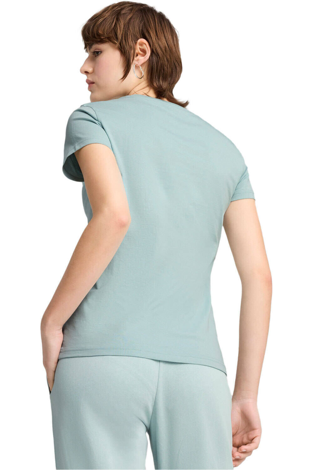 Puma camiseta manga corta mujer ESS ELEVATED Tee vista trasera