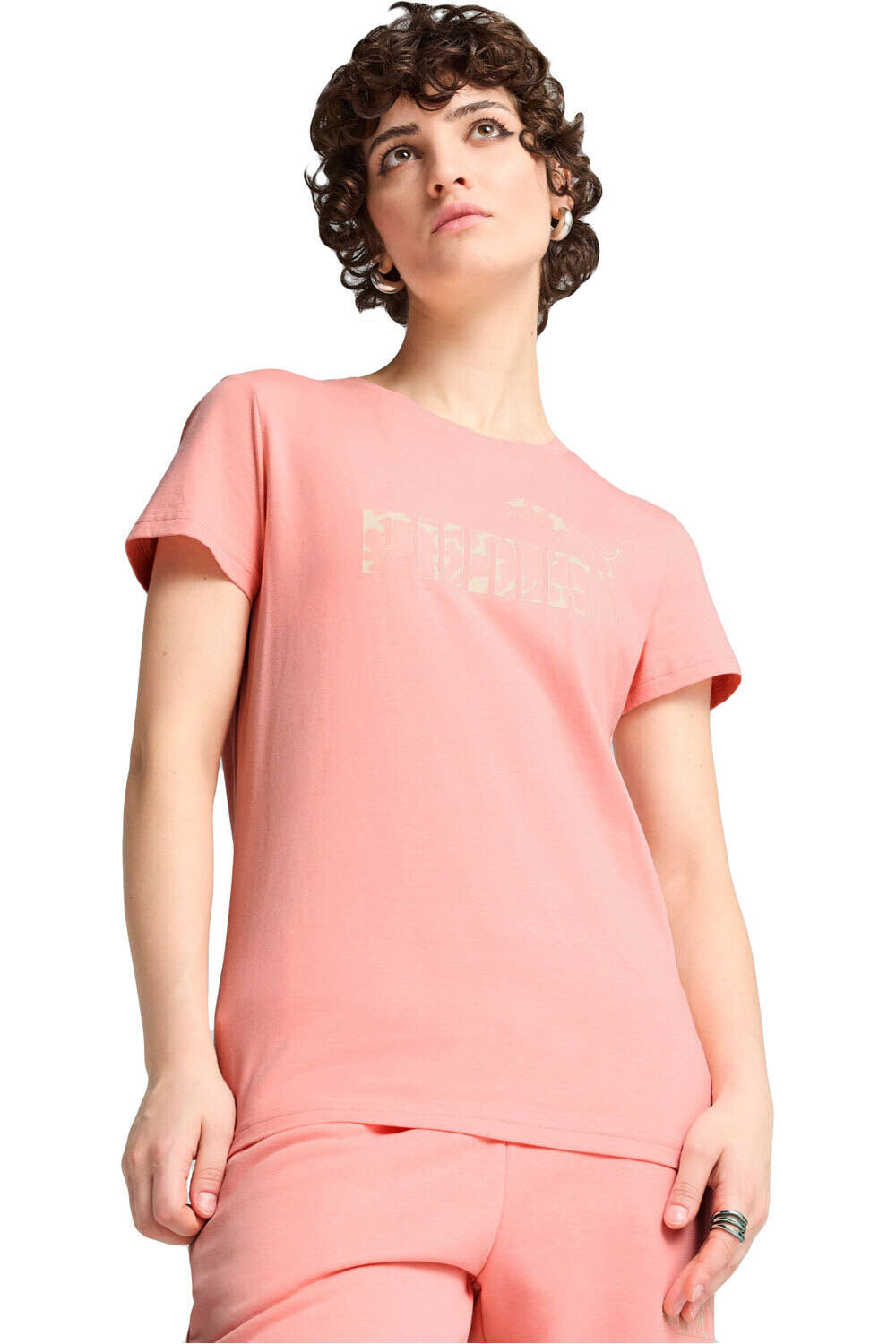 Puma camiseta manga corta mujer ESS NATURE 2.0 Tee vista frontal