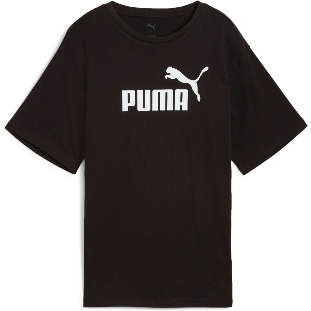 Puma camiseta manga corta mujer ESS No. 1 Logo Relaxed Tee vista detalle