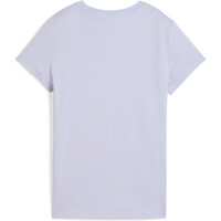 Puma camiseta manga corta mujer ESS Small No. 1 Logo vista trasera