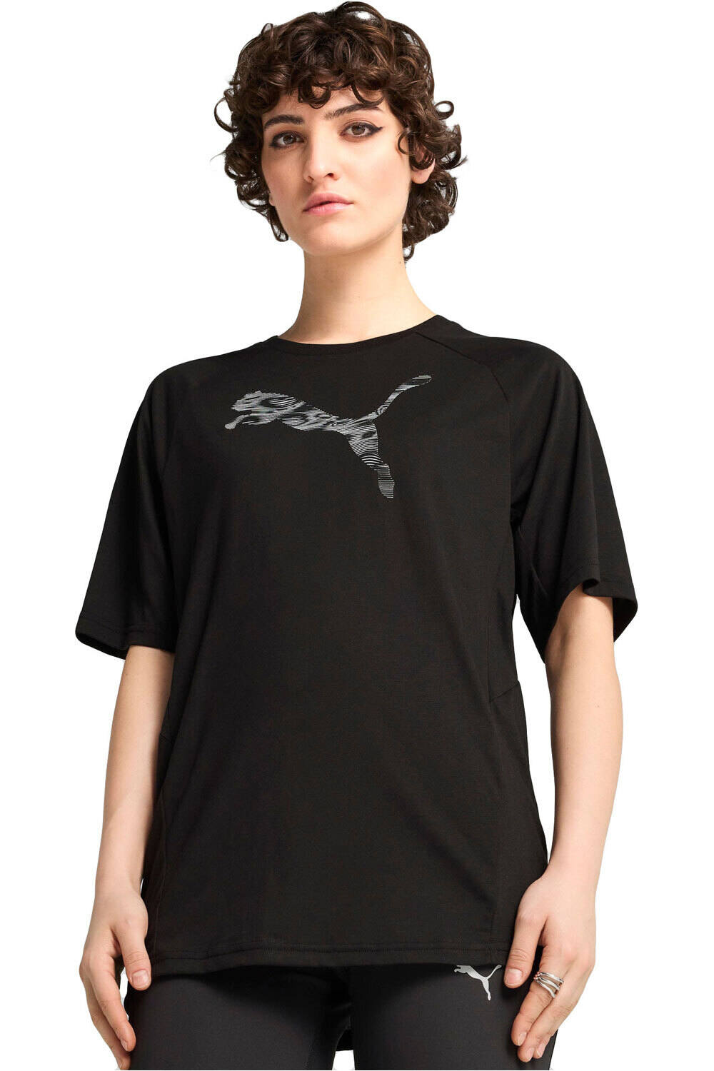 Puma camiseta manga corta mujer EVOSTRIPE Relaxed Tee vista frontal