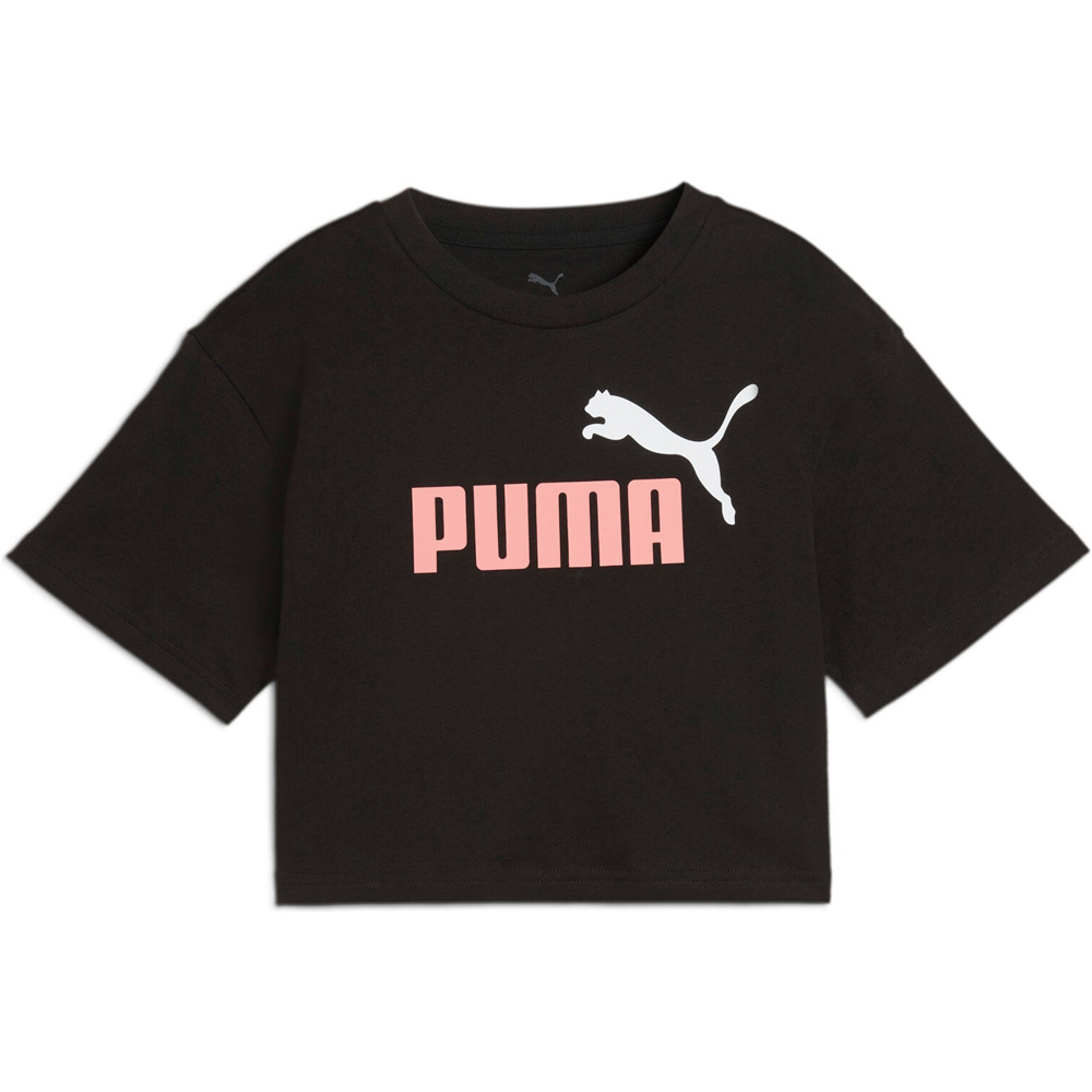 Puma camiseta manga corta niña ESS 2 COLOR No. 1 Logo? Short Length Tee vista frontal