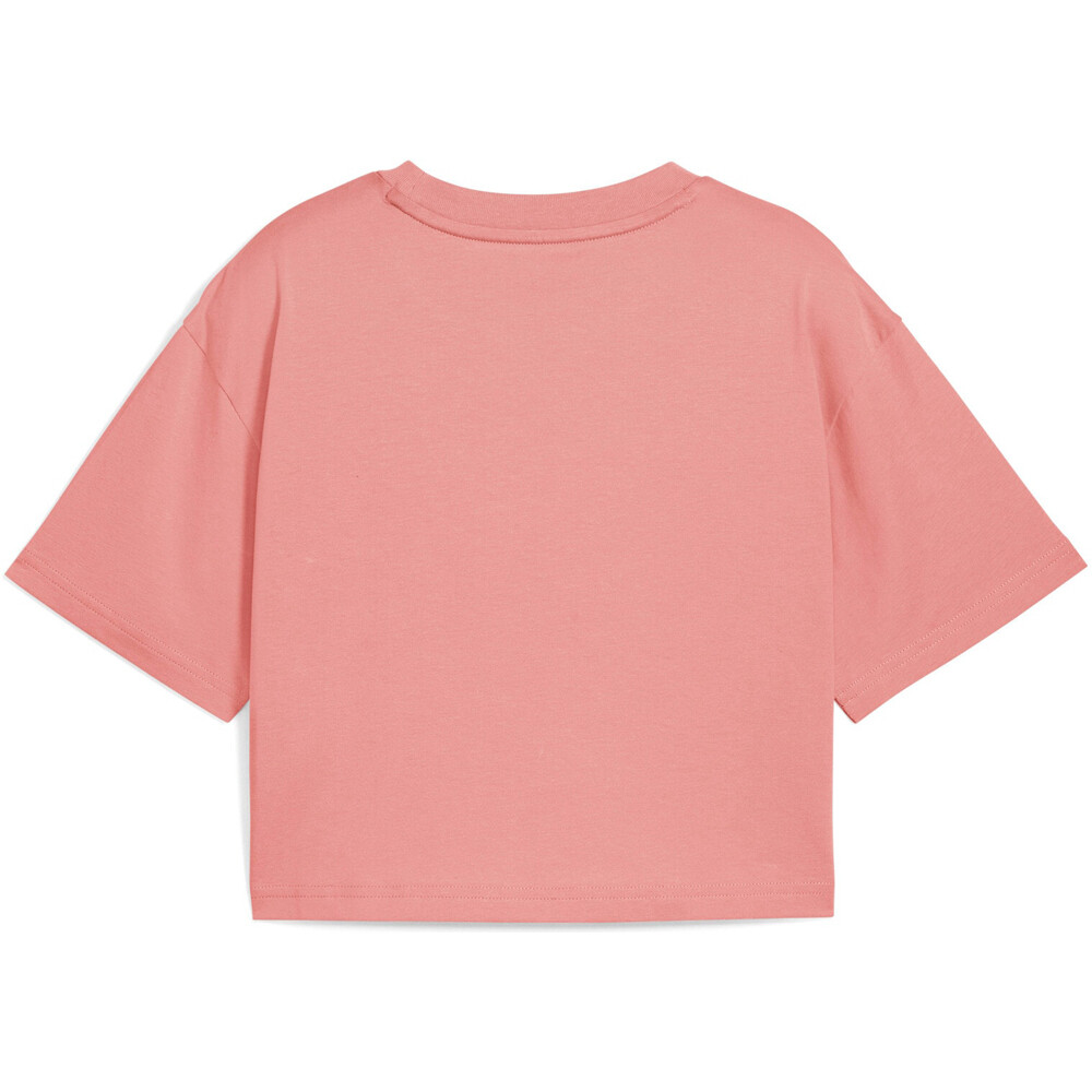 Puma camiseta manga corta niña ESS Graphic Short Length Tee IIII G 03