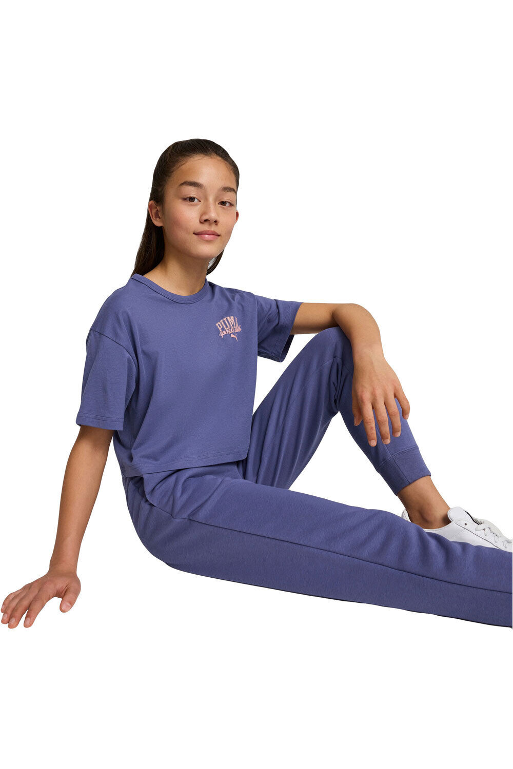 Puma camiseta manga corta niña PUMA CLASS Tee G vista frontal