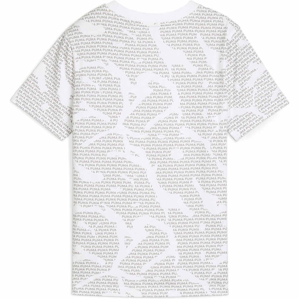 Puma camiseta manga corta niño ESS LOGO LAB AOP Tee B vista trasera