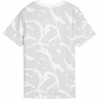 Puma camiseta manga corta niño ESS LOGO LAB AOP Tee B vista trasera
