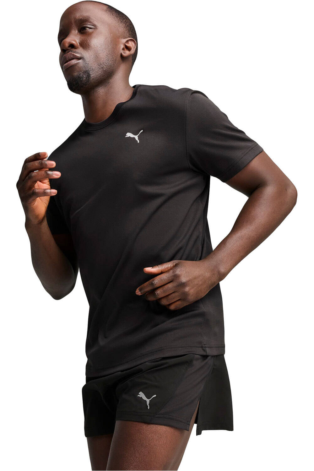 Puma camiseta técnica manga corta hombre GRAPHICS RUNNING FAS vista frontal