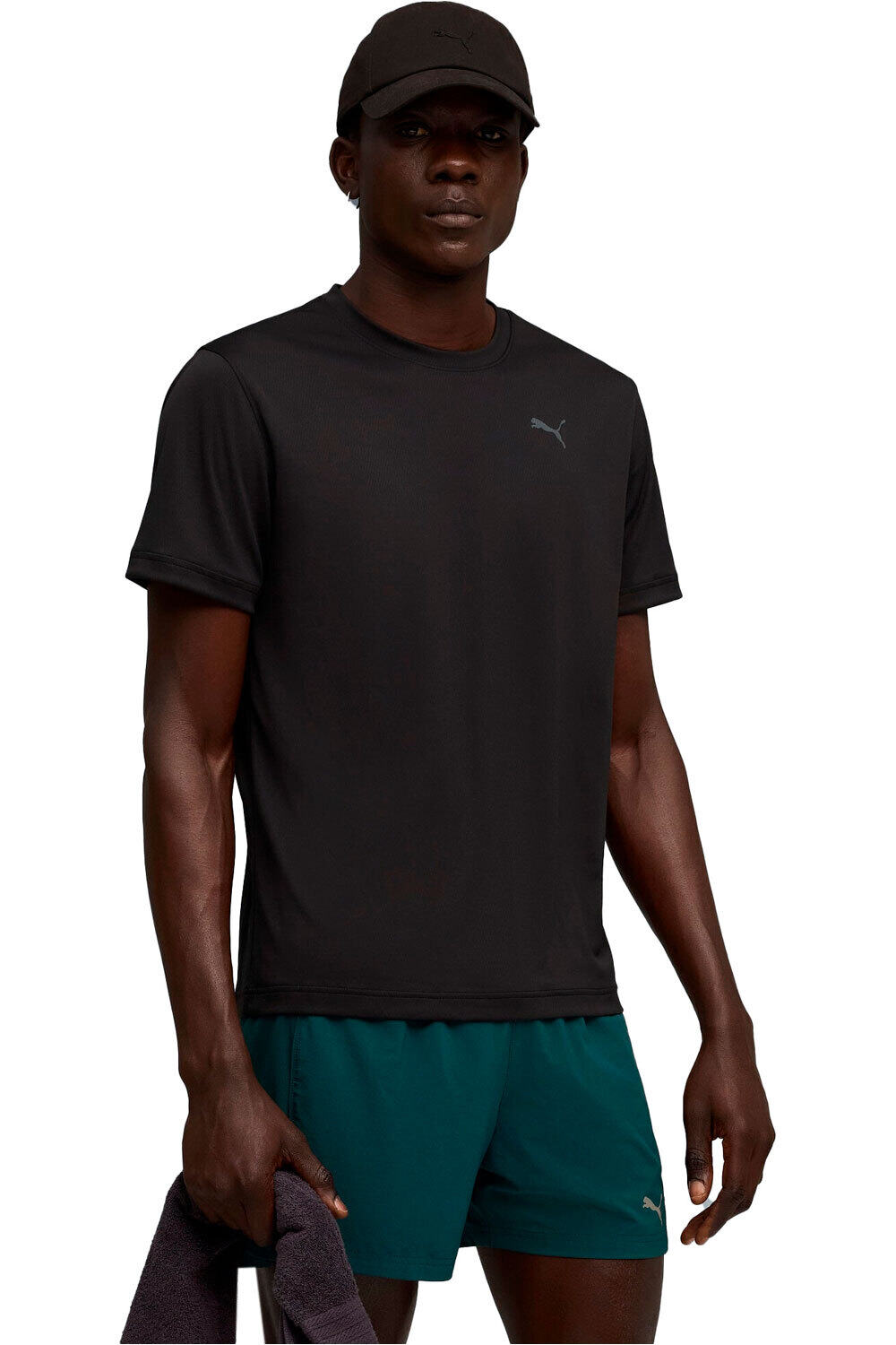 Puma camiseta técnica manga corta hombre GRAPHICS RUNNING FAS vista frontal