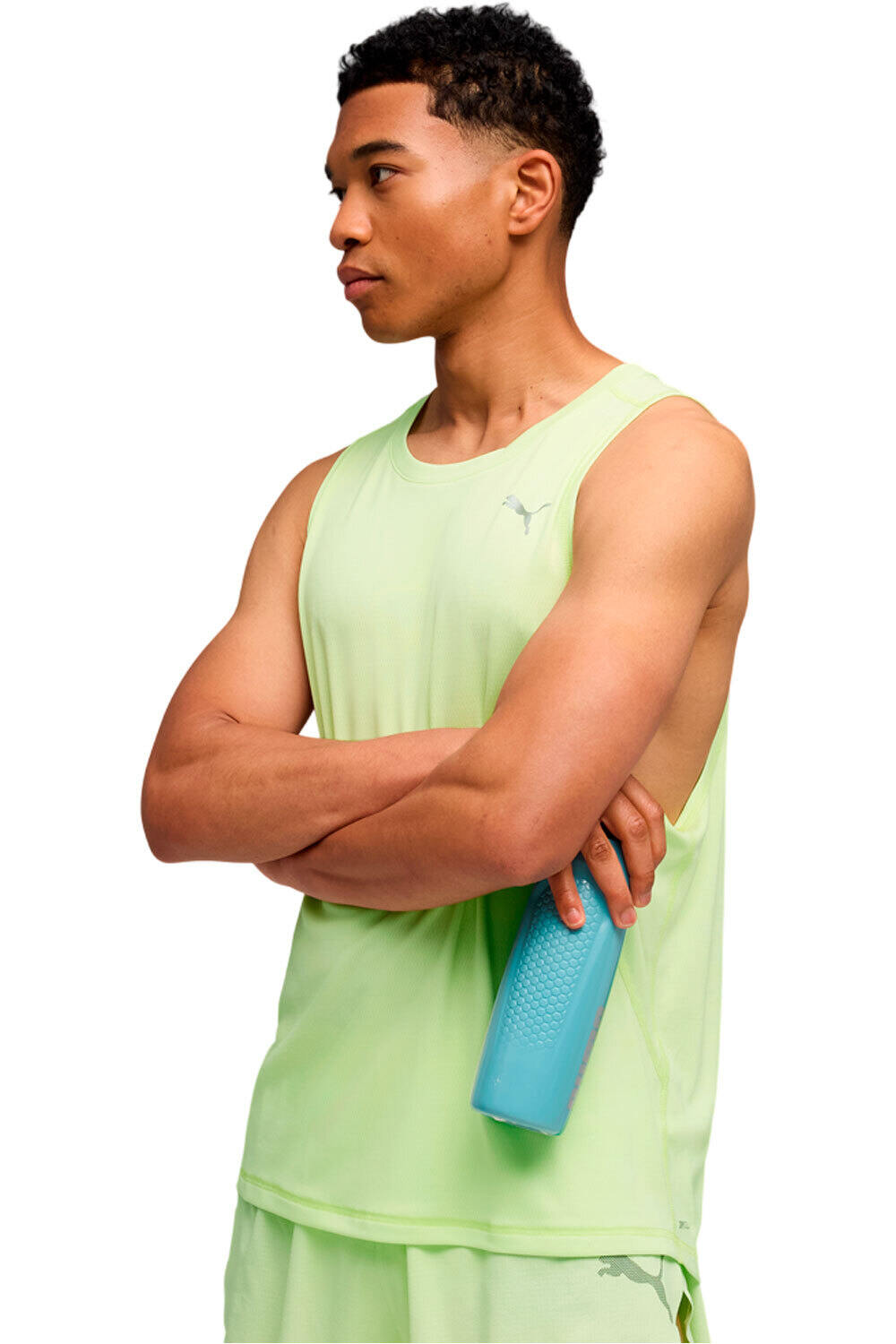 Puma camiseta técnica manga corta hombre M RUN VELOCITY TANK vista frontal