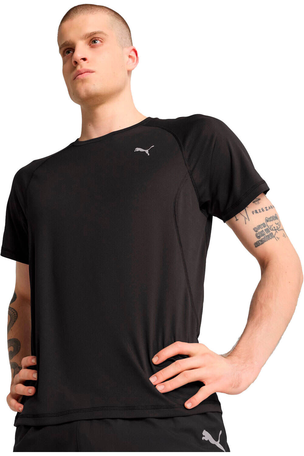 Puma camiseta técnica manga corta hombre M RUN VELOCITY TEE vista frontal