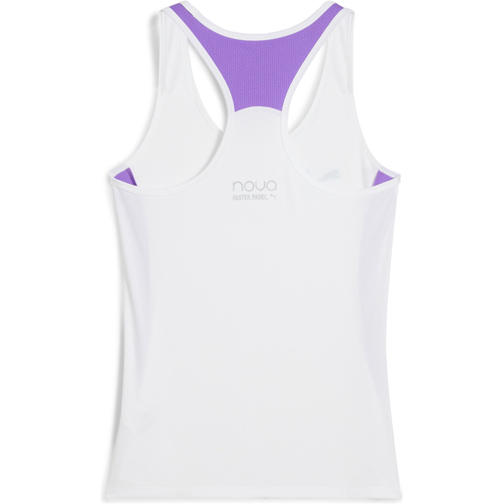 Puma camiseta tenis manga corta mujer PADEL TANK TOP BLMO 04
