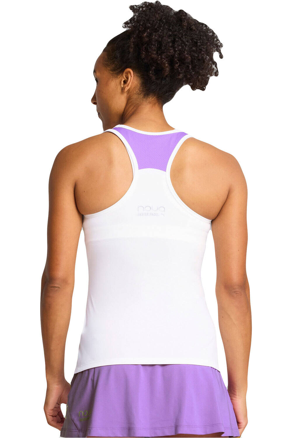 Puma camiseta tenis manga corta mujer PADEL TANK TOP BLMO vista trasera