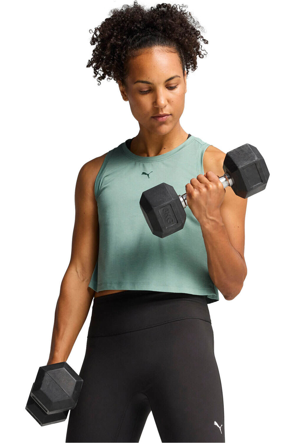 Puma camiseta tirantes fitness mujer CLOUDSPUN SLEEVELESS vista frontal