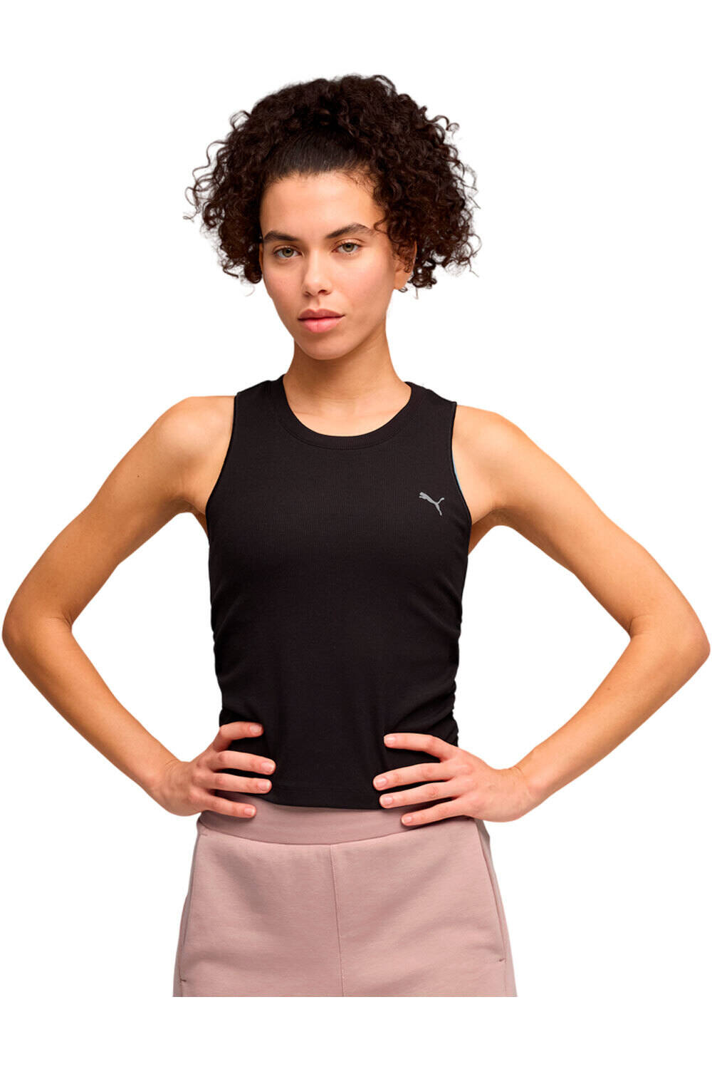 Puma camiseta tirantes fitness mujer W Cloudspun Rib Tank vista frontal