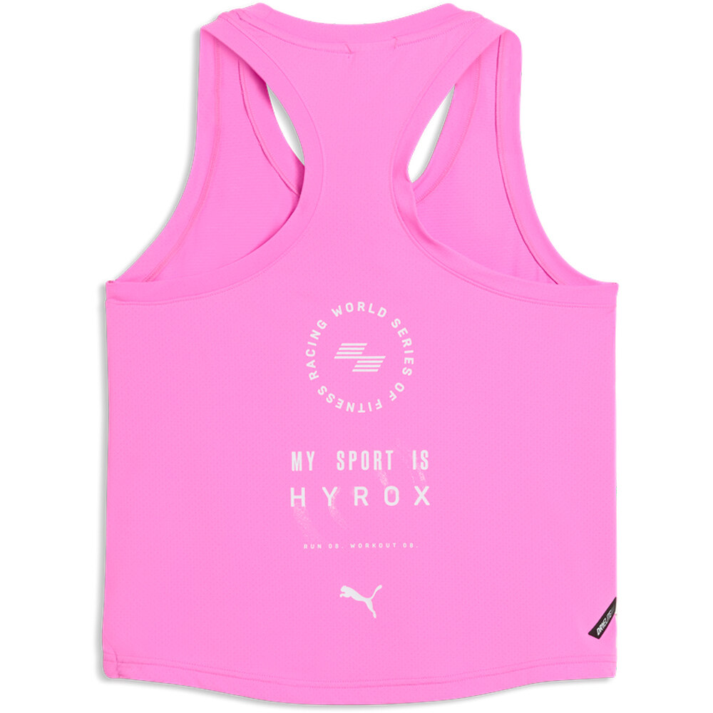 Puma camiseta tirantes fitness mujer W PUMA X HYROX DRYEL 03